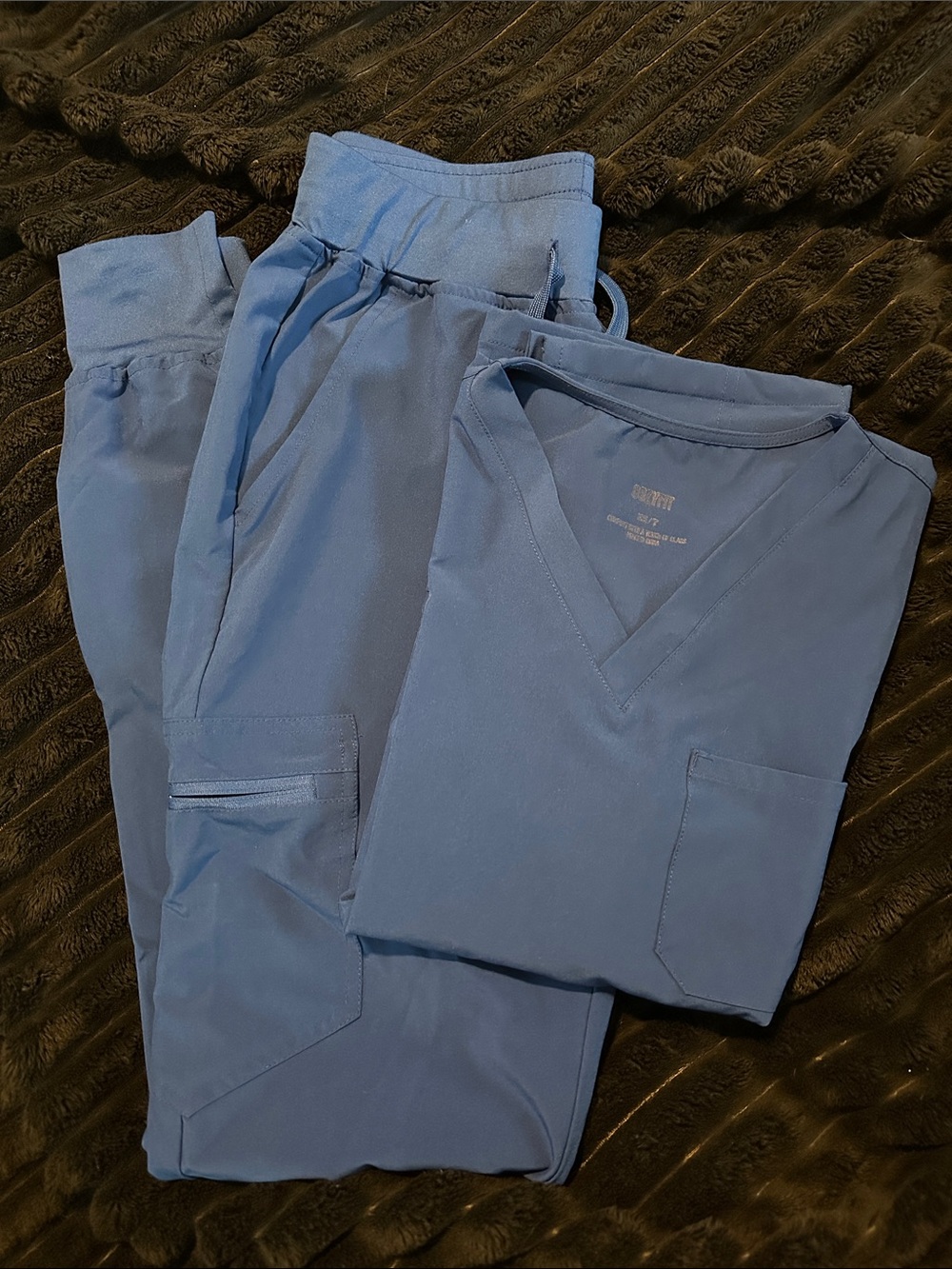 Royal Blue Cozyfit Jogger Scrub Set